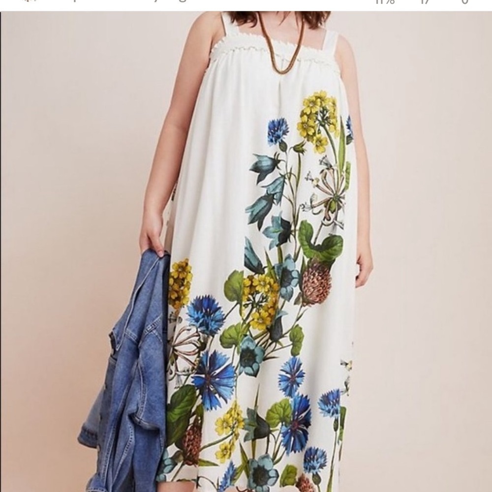 🎊Host Pick🎉🎊NWT Anthropologie Botanical Floral Garden Maxi - Picture 14 of 17